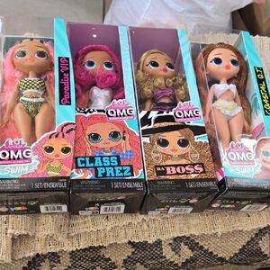 L.O.L. Surprise! Pink and Purple Dolls & Accessories Set